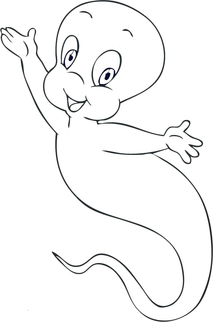 708x1069 Casper The Friendly Ghost Coloring Sheets