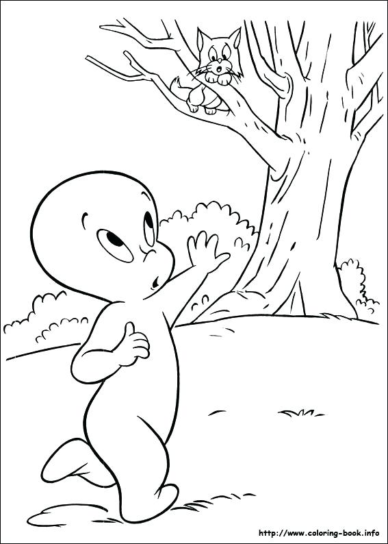 567x794 Casper The Friendly Ghost Coloring Pages Picture And Activities