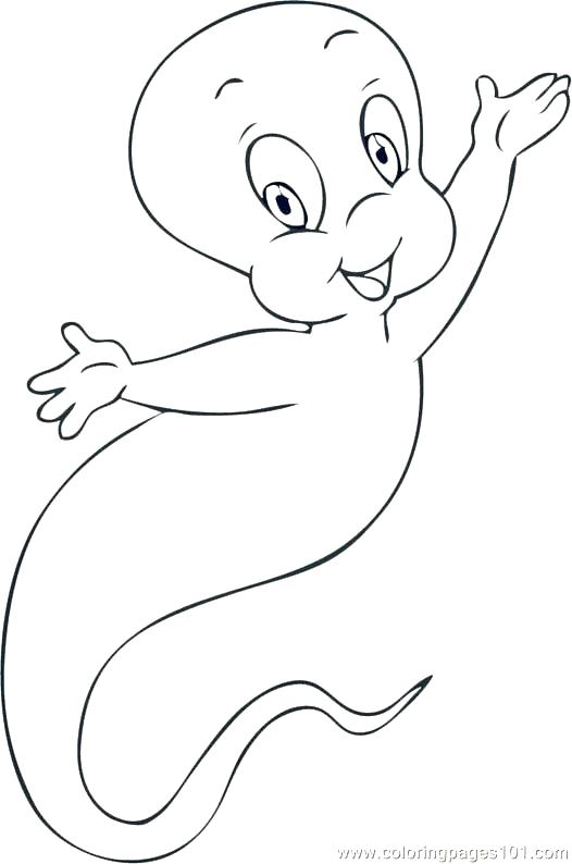 526x794 Casper The Friendly Ghost Coloring Pages