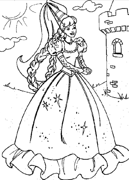 495x692 Princess Castle Coloring Page Coloring Book