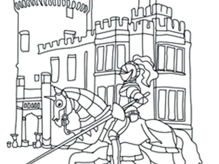 440x330 Coloring Pages Castles Coloring Castles Printable Castle Coloring