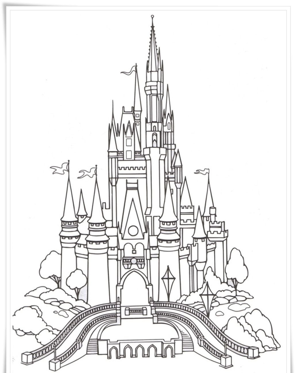 1030x1296 Disney Castle Coloring Pages For Adults Pleasing Wagashiya