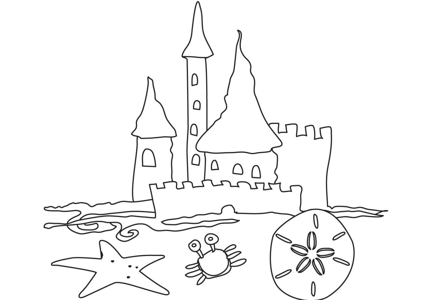 1500x1050 Top Castle Clip Art Coloring Sheet Wonderful Castles Pictures