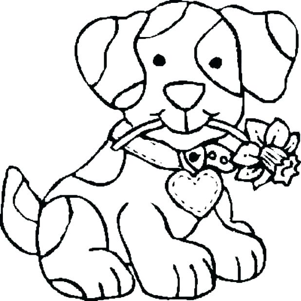 618x618 Dog And Cat Coloring Pages Best Unknown Dog And Coloring Pages