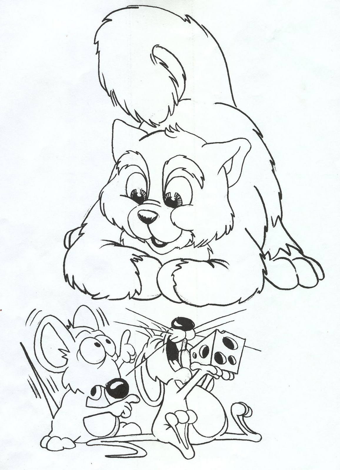 1156x1599 Cat Watching Mice Coloring Pages Coloring Pages