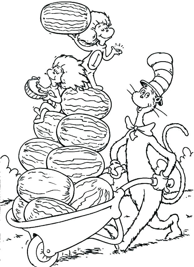 618x851 The Cat In The Hat Coloring Pages