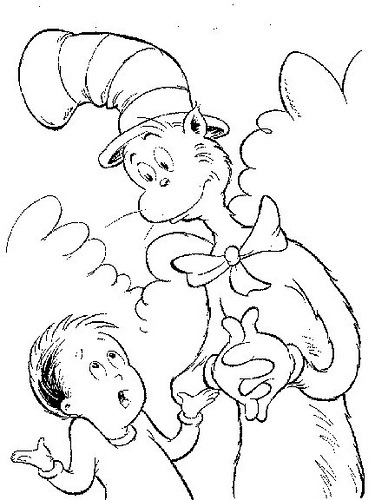 375x500 The Cat In The Hat Coloring Pages The Cat In The Hat Coloring