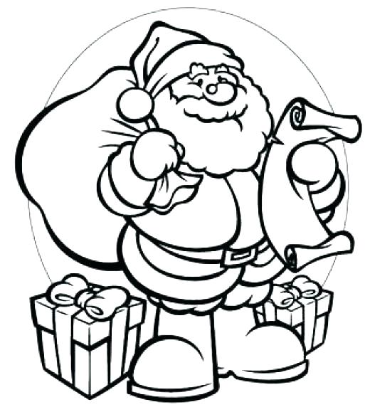 520x572 Santa Claus Coloring Pages Free Printables Ring Pages Free Online