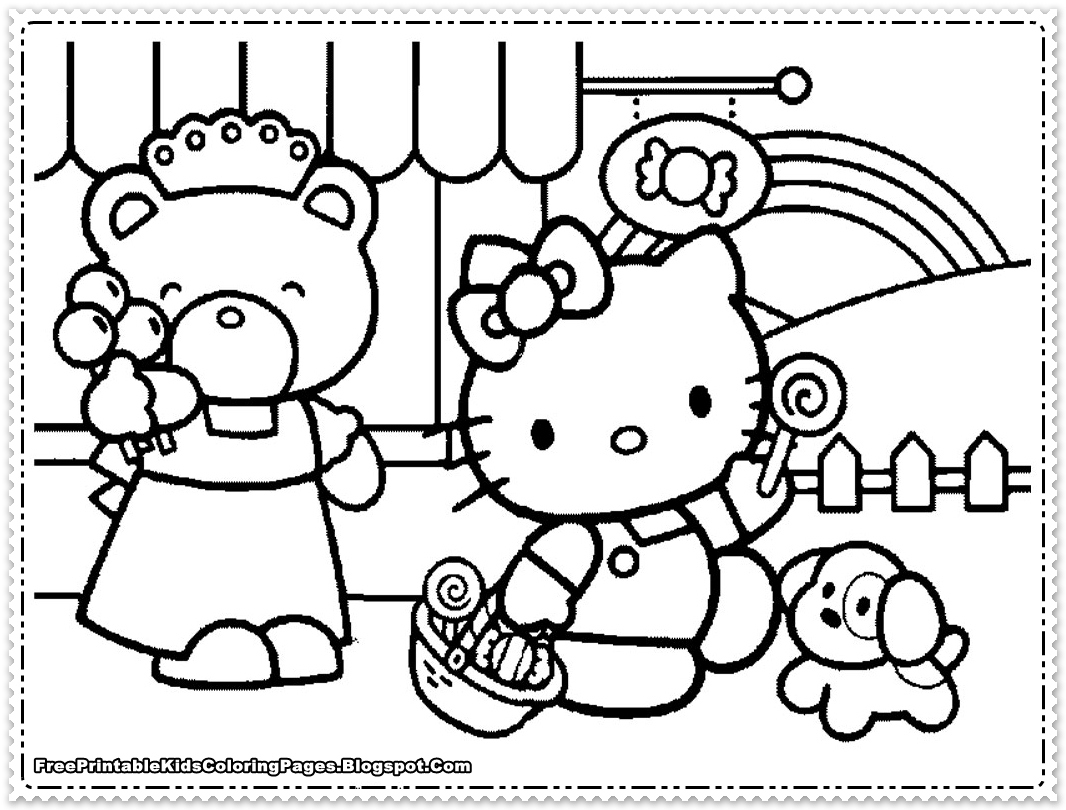 1066x810 Hello Kids Coloring Pages Beautiful Hello Kitty Coloring Pages