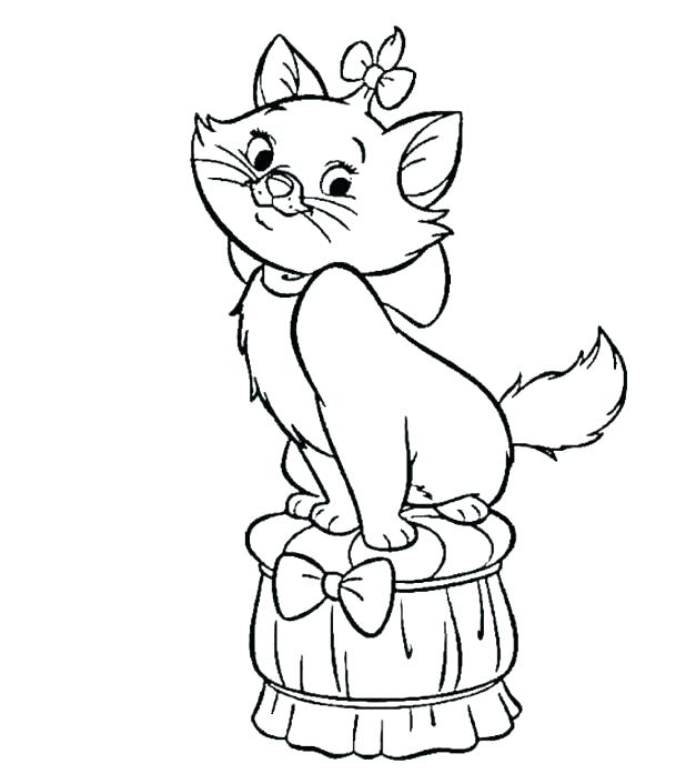 618x706 Cat Coloring Pages For Kids