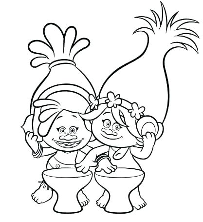 417x455 Poppy Coloring Page Coloring Pages Poppy Coloring Page From Trolls