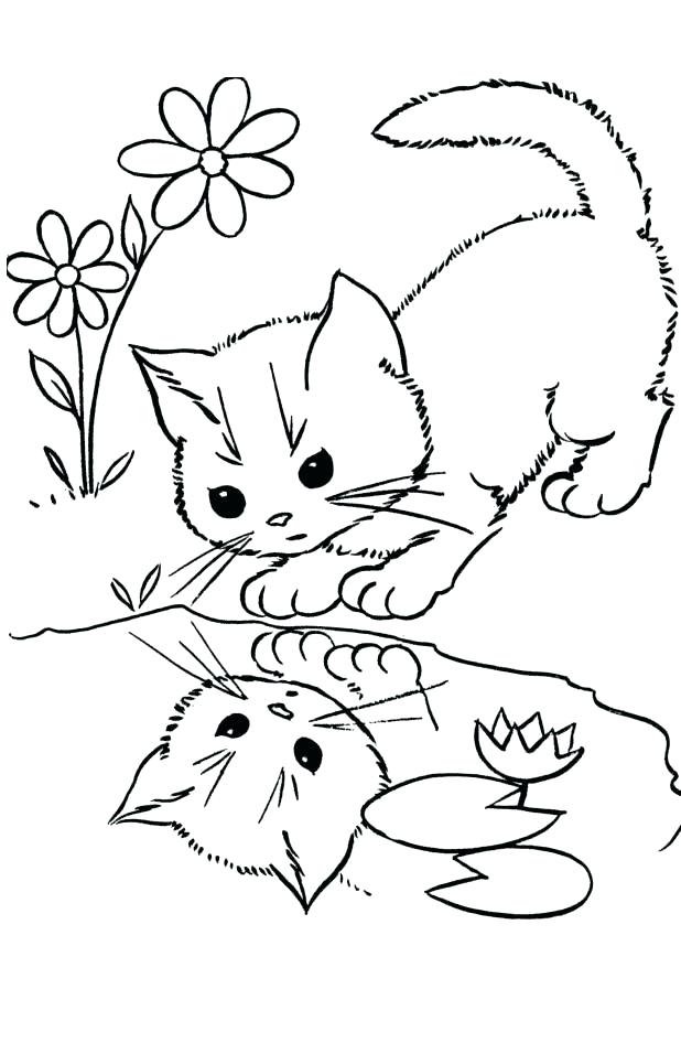 618x946 Cat Coloring Pages Free Printable