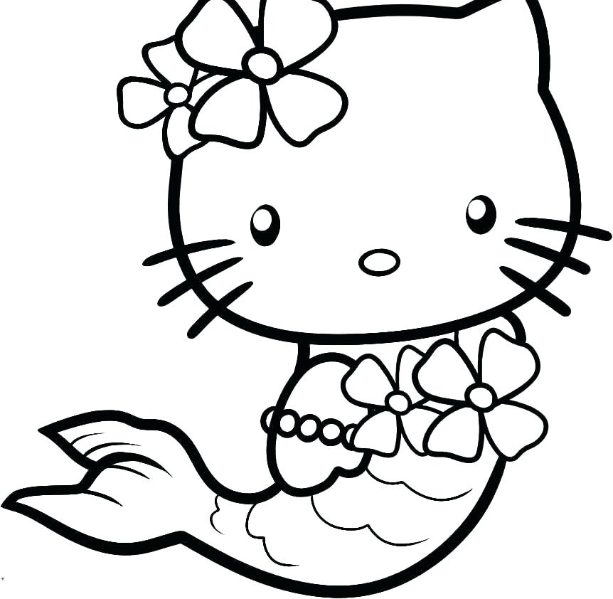 862x842 Kitty Coloring Page Hello Kitty Face Colouring Pages Inspirational