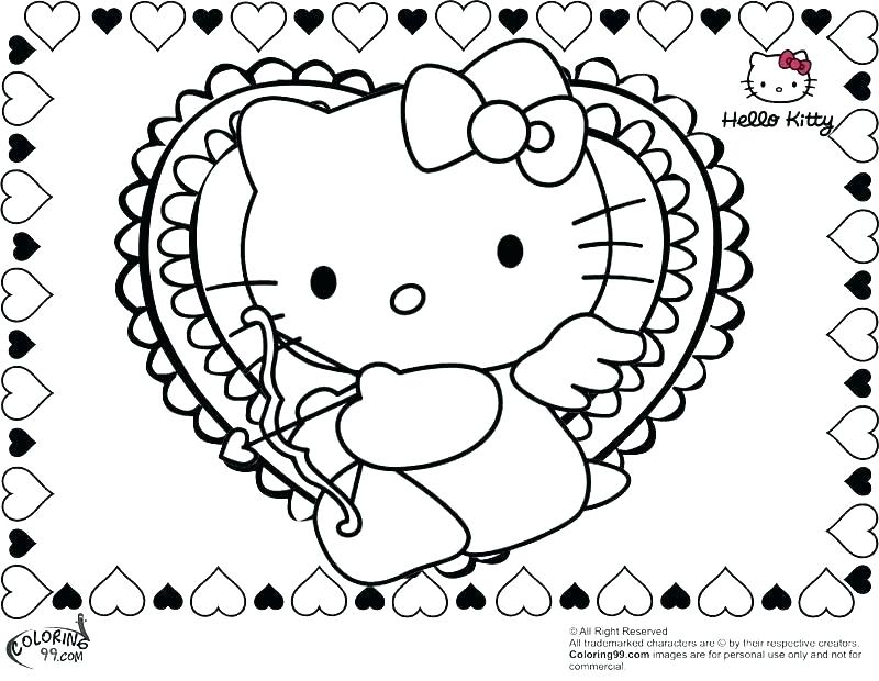 800x620 Hello Kitty Coloring Page Printable Hello Kitty Coloring Pages