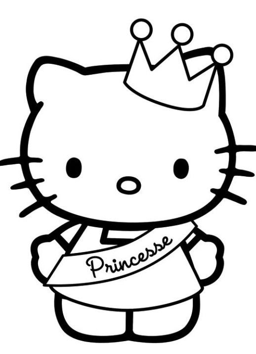 518x715 Top Hello Kitty Coloring Pages To Print