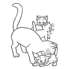 230x230 Top Free Printable Cat Coloring Pages For Kids