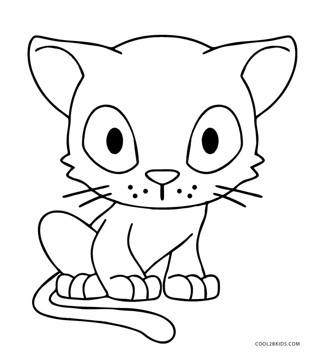 1002x1128 Free Printable Cat Coloring Pages For Kids