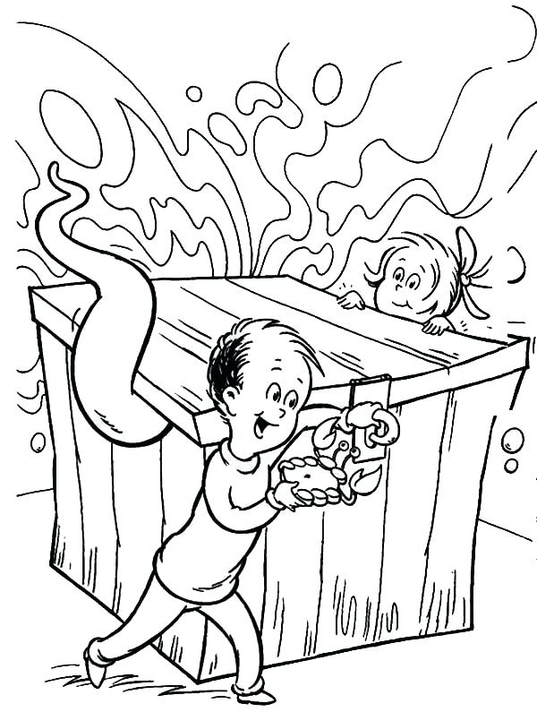 600x795 Cat And The Hat Coloring Pages Oh The Places You Ll Go Coloring