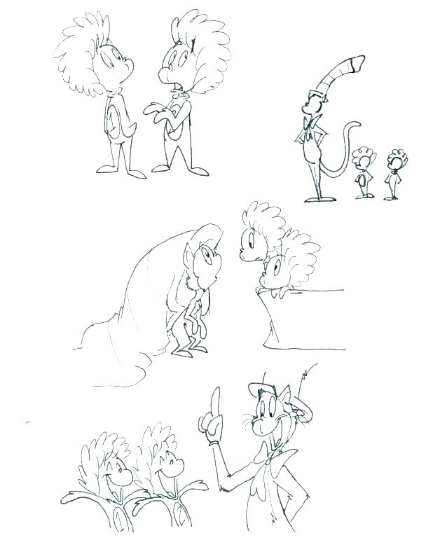 618x771 Cat In Hat Color Pages Cat Hat Coloring Page Pages