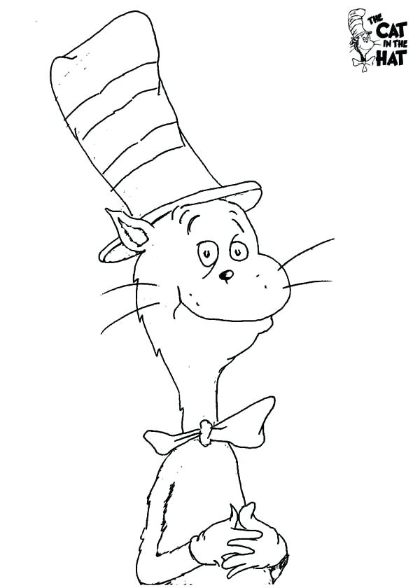 600x840 Cat In The Hat Printable Coloring Pages Cat In The Hat Coloring