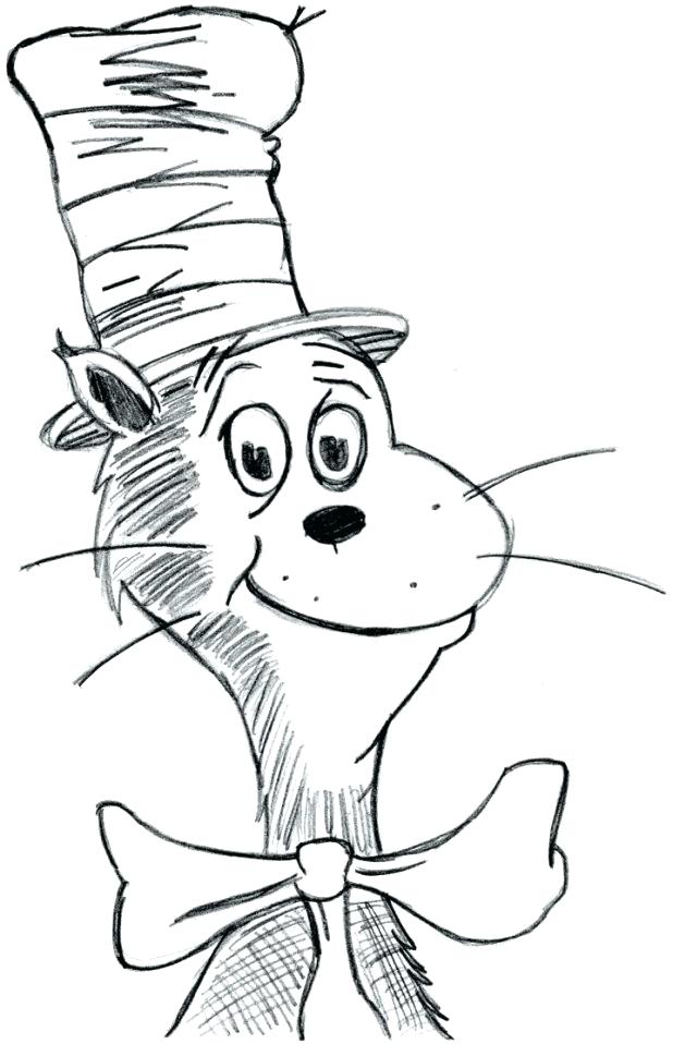 618x958 Unbelievable Cat Hat Printable Coloring Pages With In