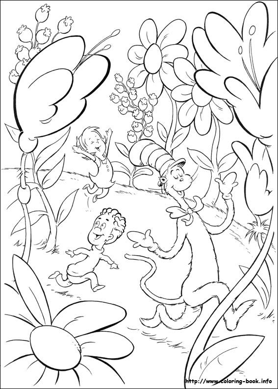 567x794 The Cat In The Hat Coloring Picture Ez Easy Coloring Pagez