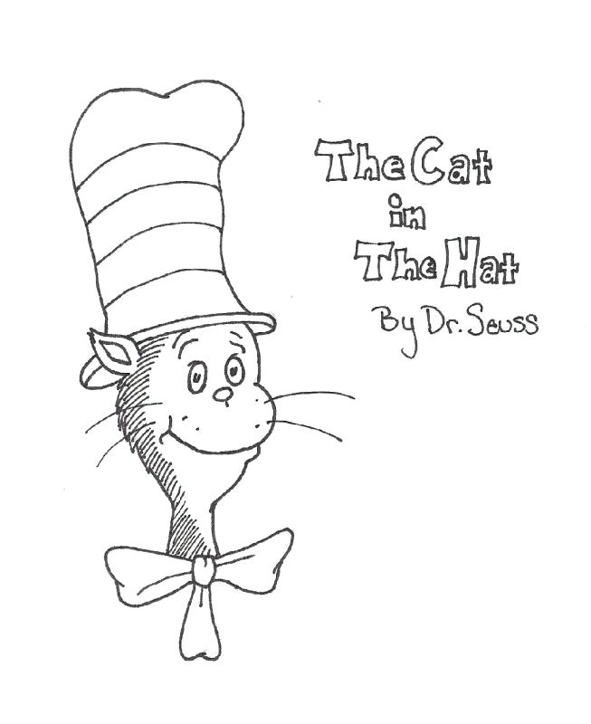 653x800 Cat In The Hat Coloring Book