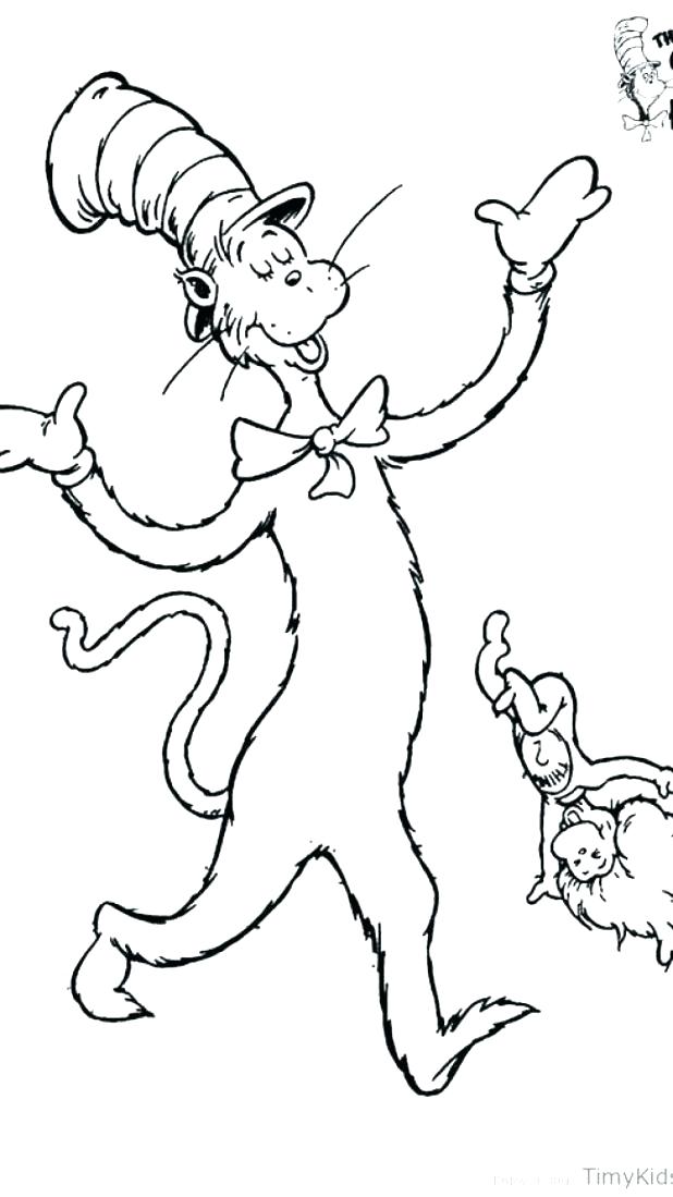 618x1099 Cat In The Hat Coloring Pages Free Hat Coloring Pages Printable