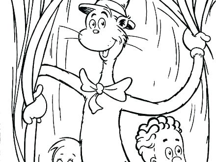 440x330 Cat In The Hat Coloring Pages The Cat In The Hat Coloring Pages