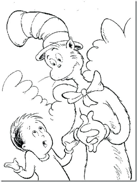 520x692 Cat And The Hat Coloring Pages Coloring Pages Cat In The Hat