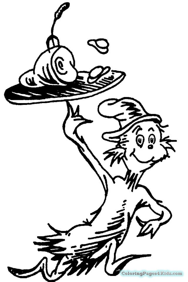 640x960 Cat In The Hat With Nick And Sally Coloring Pages Pdf Coloring