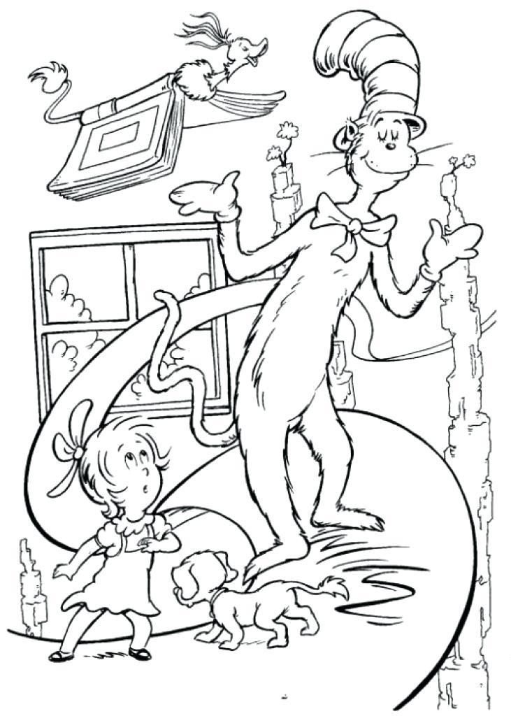 731x1024 Dr Seuss Coloring Pages Pdf