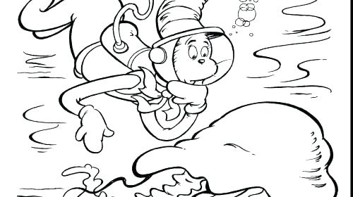 Cat In The Hat Coloring Pages To Print