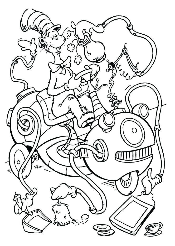 736x1031 Cat In The Hat Coloring Page The Cat In The Hat Coloring Page Cat