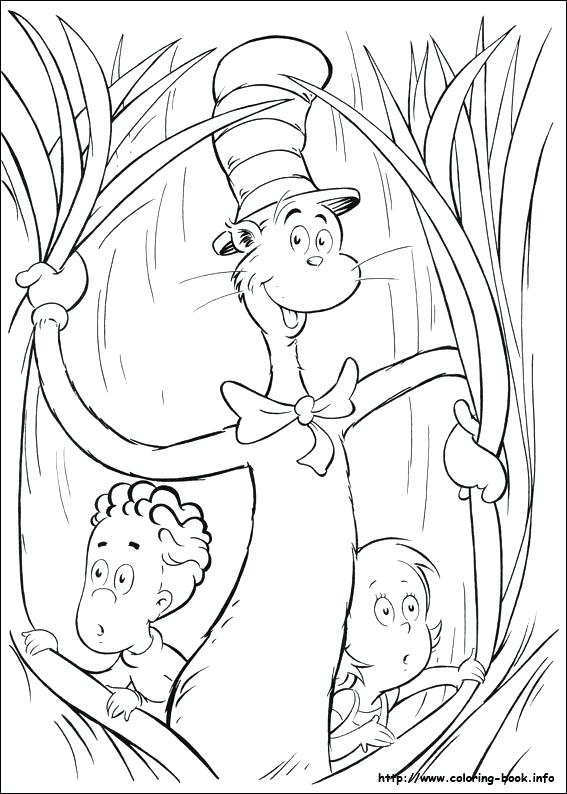 567x794 Cat In The Hat Coloring Pages The Cat In The Hat Coloring Picture