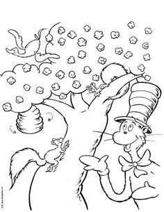 236x305 The Cat In The Hat Coloring Pages Colouring In Cat