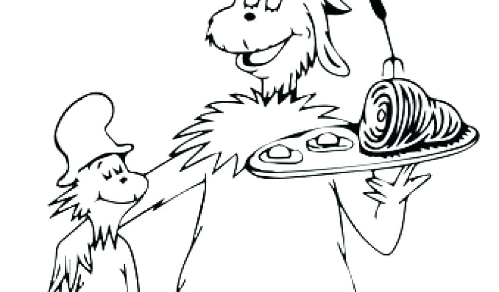 1024x600 Coloring Pages Fun Cat In The Hat With Printable Ideas Happy