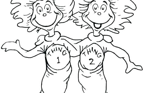 469x304 Cat In The Hat Hat Coloring Page