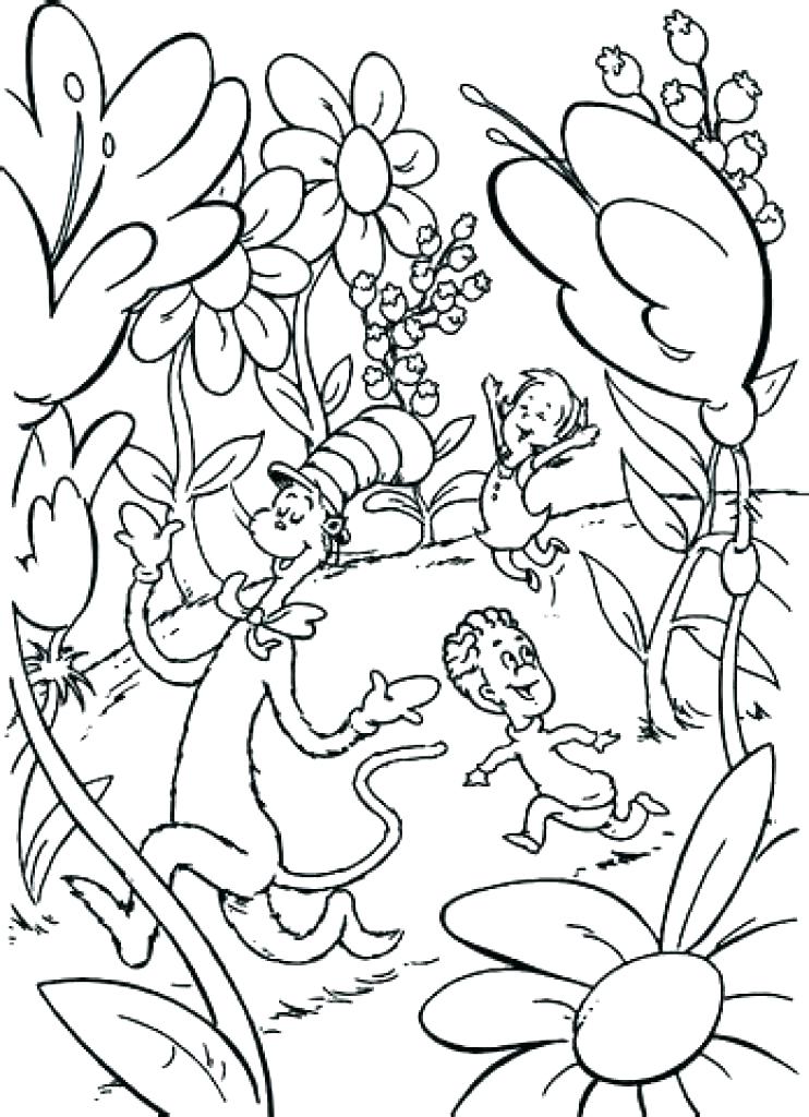 742x1024 Cat In The Hat Coloring Page Unusual Idea Cat And The Hat Coloring
