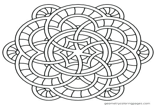 520x350 Mandala Coloring Cat Decorative Cat With Mandala Vector