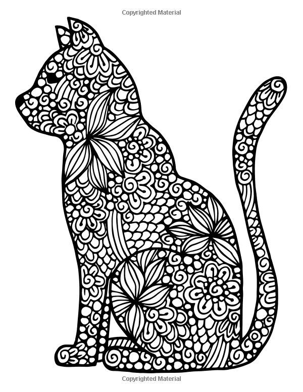 Cat Mandala Coloring Pages at GetDrawings | Free download