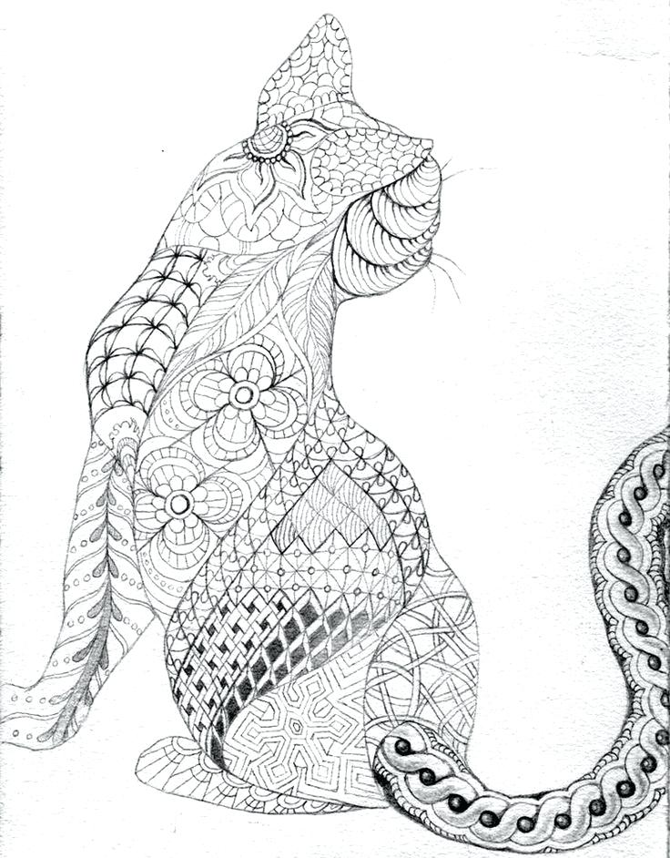 736x942 Coloring Pages Cats
