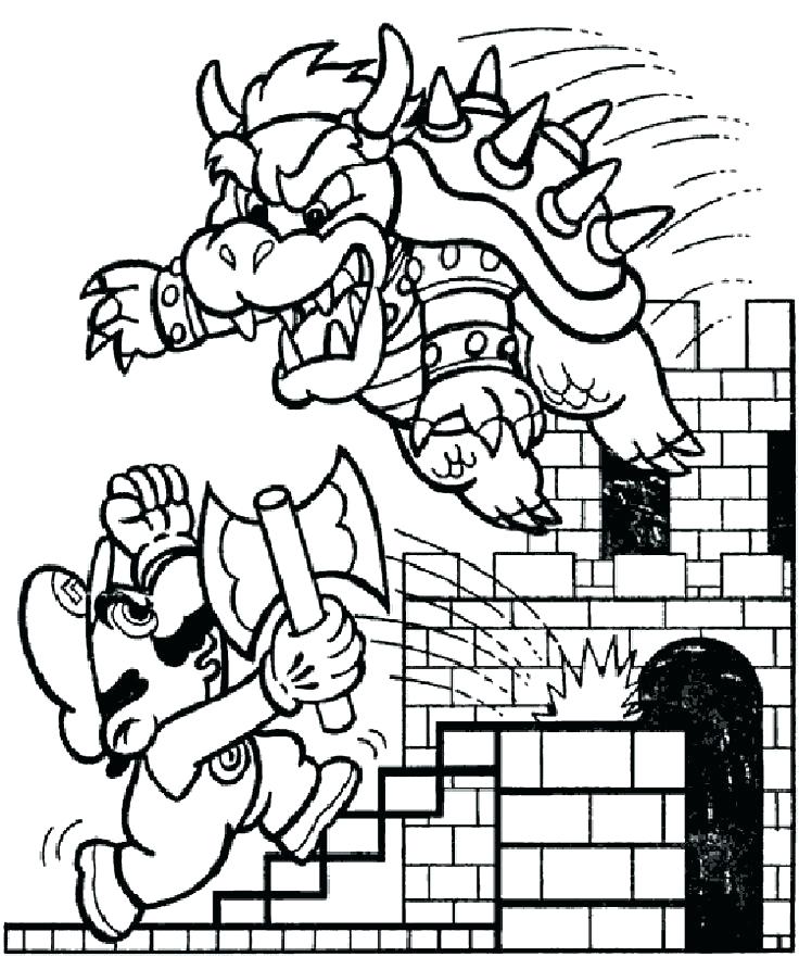 Cat Mario Coloring Pages at GetDrawings | Free download