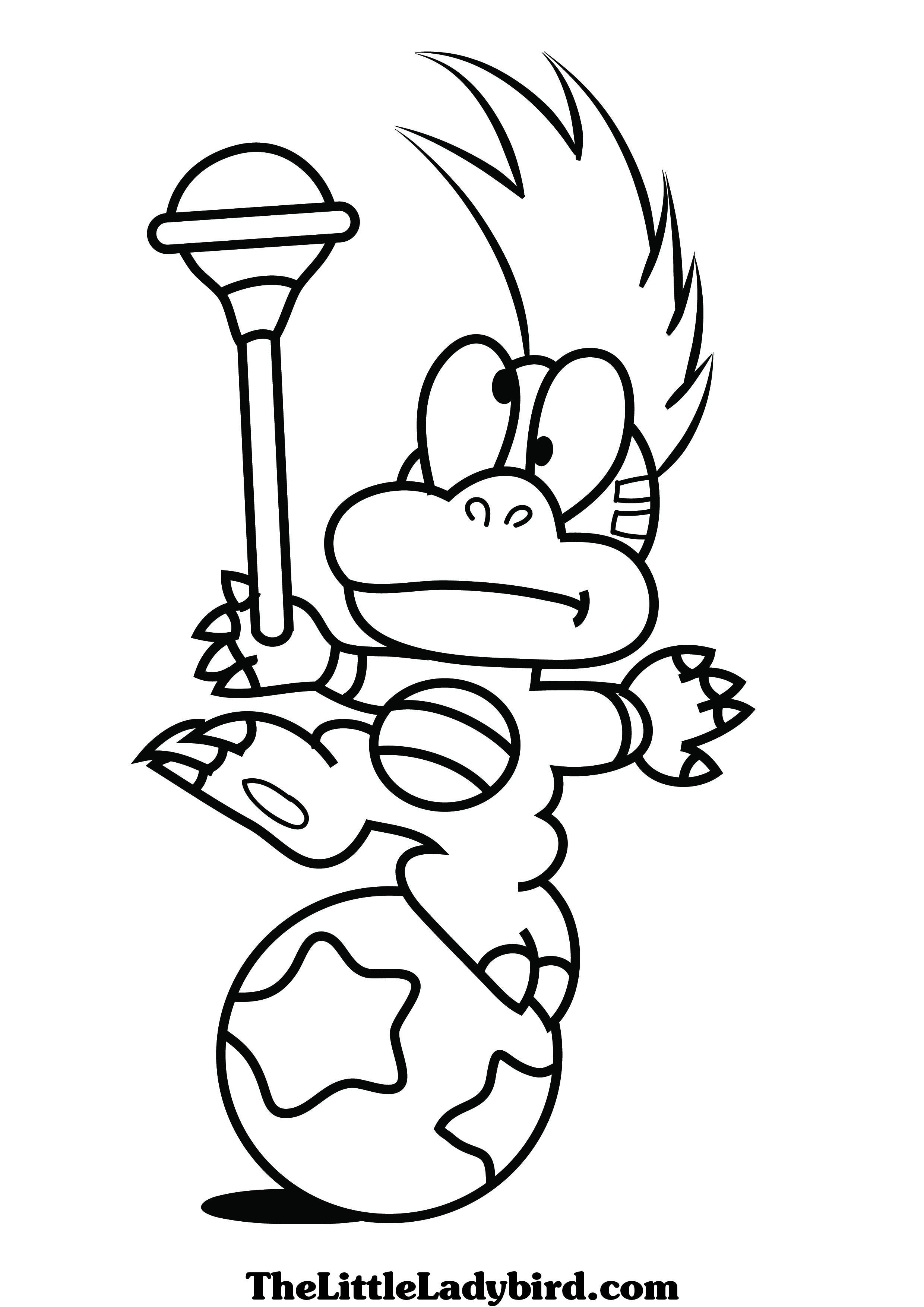 2480x3508 Coloring Page Com Book Super Mario Bros Pages Free In Kart Wii
