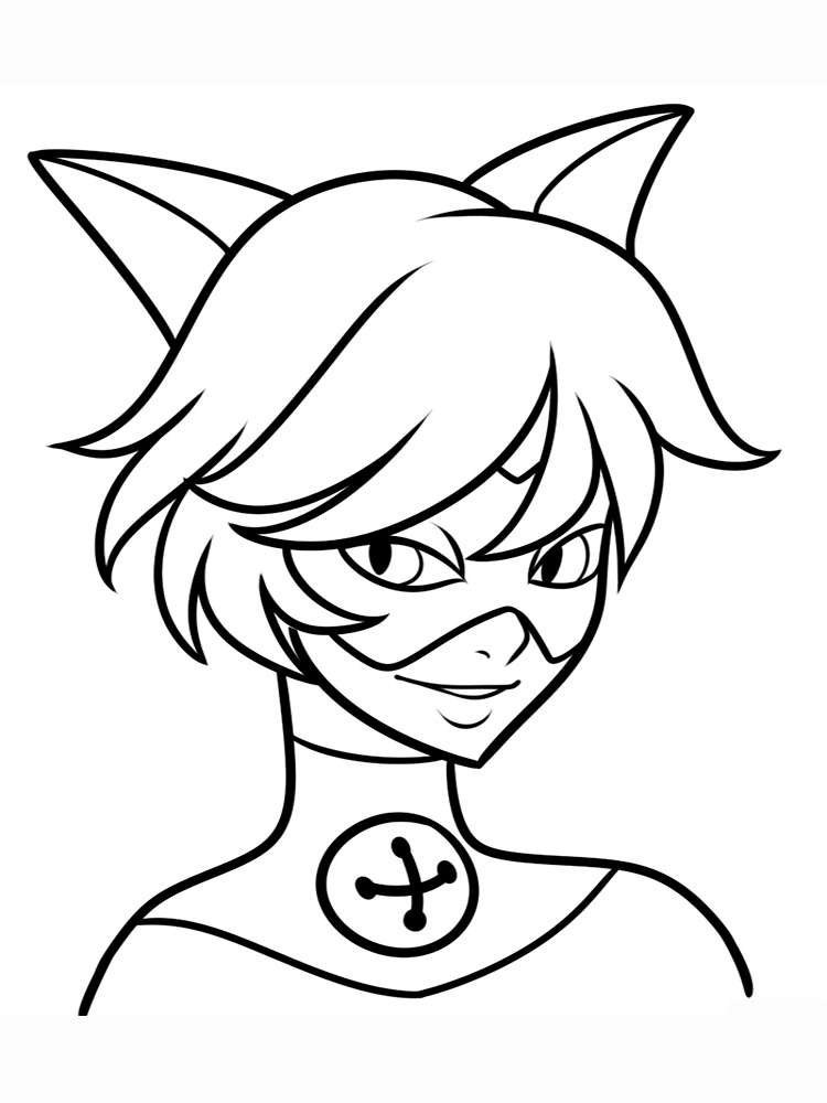 750x1000 Miraculous Tales Of Ladybug And Cat Noir Coloring Pages