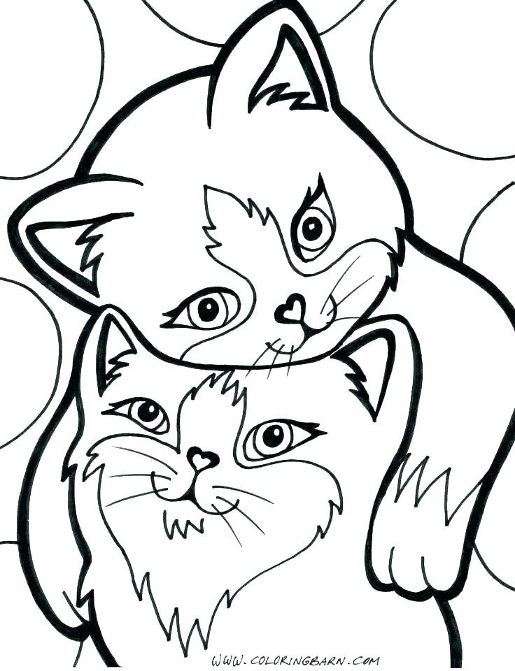 736x960 Cat Printable Coloring Pages Kitty Cat Coloring Page Cat Printable