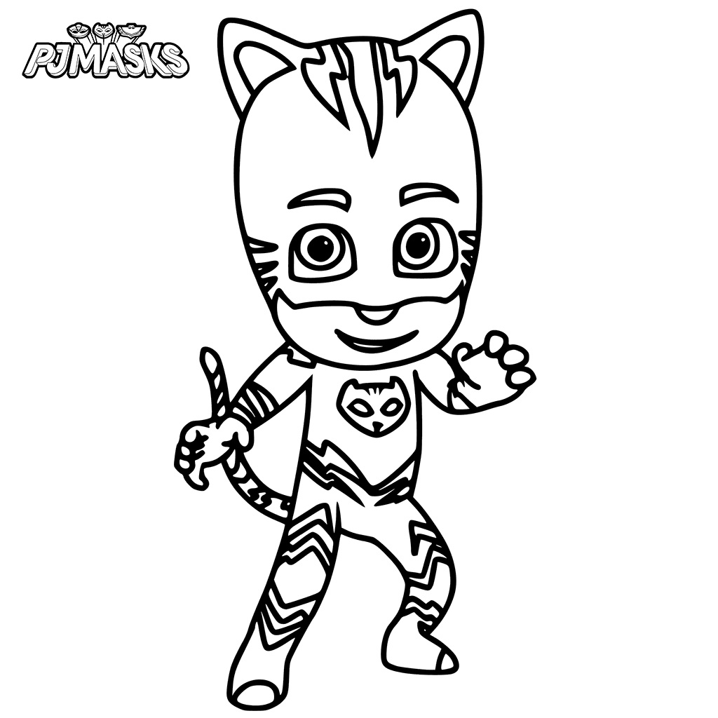 1024x1024 Catboy From Pj Masks Coloring Page