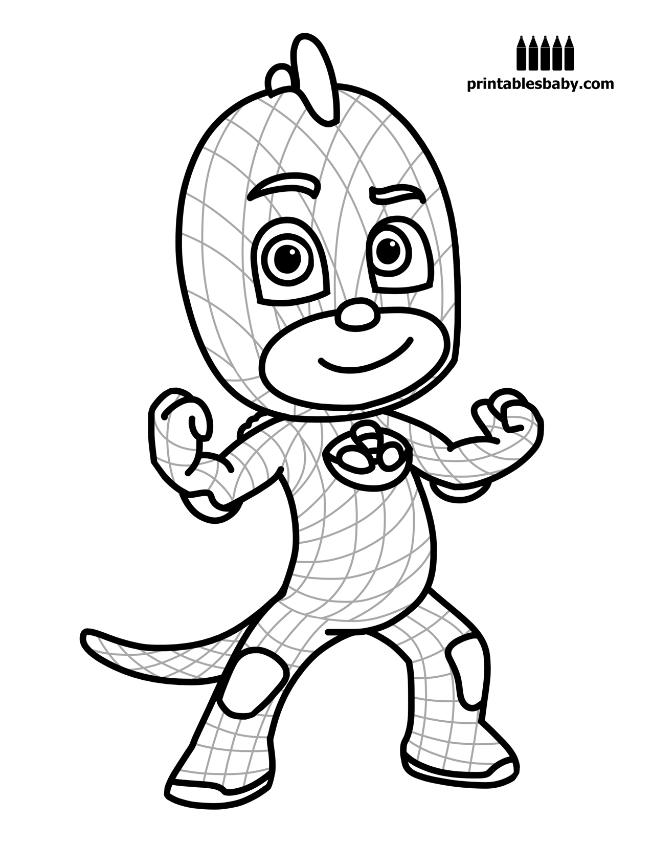 1275x1650 Pj Masks Pj Mask Free Cartoons And Ripping Catboy Coloring Page