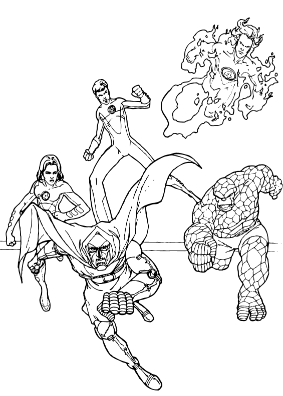 565x792 Doctor Doom Coloring Pages