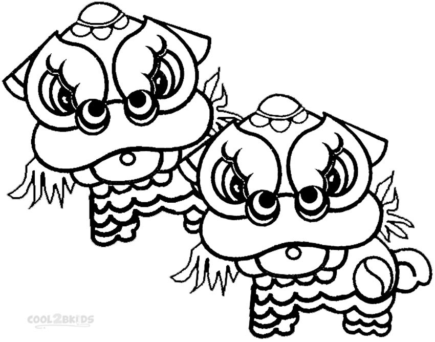 850x668 Printable Chinese New Year Coloring Pages For Kids